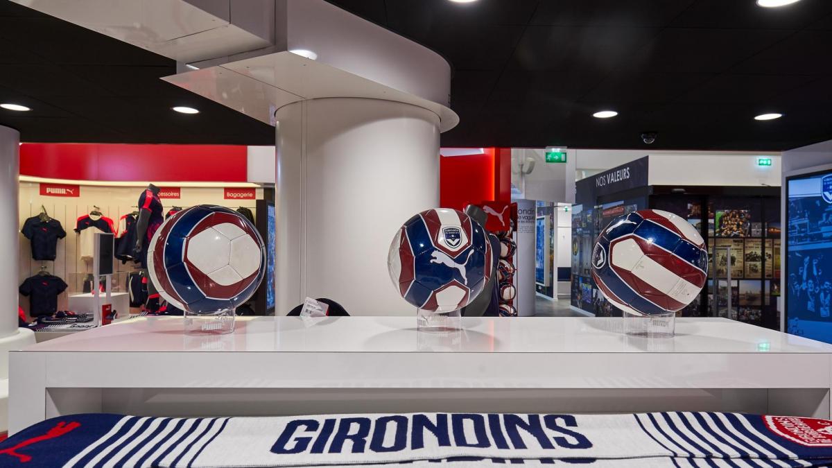 Boutique Girondins stade Bordeaux